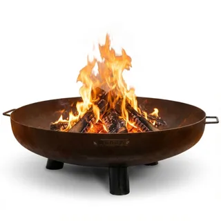 Moodz - Füße & Grifffeuerschale Cortenstahl (Ø 100 cm)