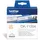 Brother Etiketten Rolle 17mm Papier Weiß St Permanent DK11204 Adress-Etiketten Schwarz