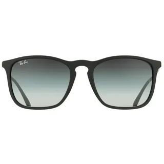 Ray-Ban Chris, Erwachsener, Uni, Quadratisch, Quadratisch, Vollrand, Schwarz - Schwarz