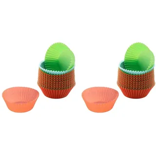 Original Kaiser Inspiration Muffin Förmchen Papier, 150 Stück, bunt, Standardgröße 7 cm, Muffinförmchen Papier fettdicht, ideal für süße und herzhafte Muffins (Packung mit 2)
