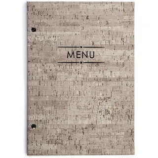 LACOR 28351 Tomasso Collection 28351-Menühalter hergestellt aus Similpiel mit Außenverschraubung Thermoversiegelt in Schwarz, 25,5 x 32 cm (A4), Simil-Piel