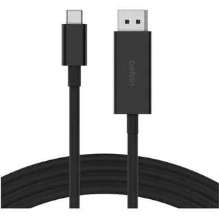 Belkin USB-C auf DisplayPort 1.4 Kabel 2 m Schwarz