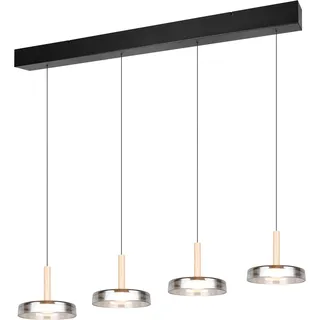 Trio CELESTE 1-flg. 22 cm rund schwarz