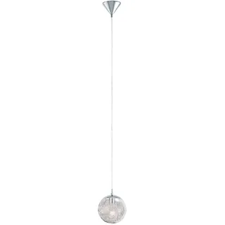 EGLO Luberio 1-flg. 25 cm kugelförmig silber