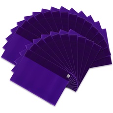 Oxford Heftumschlag A4, aus Kunststoff, transparent, violett, 25 Stück