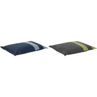 Haustierbettchen DKD Home Decor 90 x 10 x 70 cm 90 x 70 x 10 cm Grau Blau 2 Stück - Blau