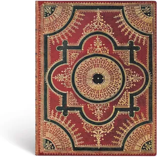 Paperblanks - Ventaglio Barockfächer Rosso - Notizbuch Ultra Flexi Liniert - 176 Seiten, FB4461-1