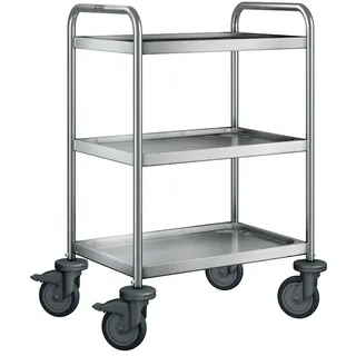 b.pro Servierwagen SW 6 x 4-3 silber 50,0 x 70,0 x 95,0 cm