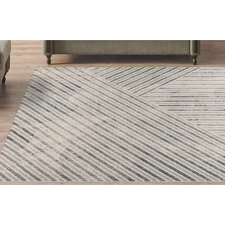 Kayoom Teppich Rhombus 125", - grau