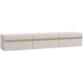 Lowboard INOSIGN "Arles TV-Kommode, Breite 128 /154/192 cm, TV-Schrank,, Wandmontage", braun (kaschmir), B:192cm H:31,5cm T:44cm, FSC-zertifizierter Holzwerkstoff, Sideboards, Lowboard, mit geschlossenen Fächern, in Kaschmir Farbe, mit Klappentüren