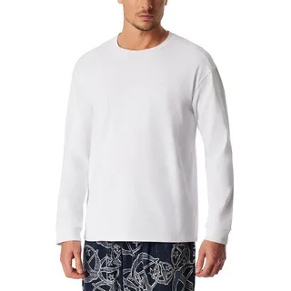 Schiesser Herren Schlafshirt Rundhals Langarm Loungewear Nightwear Organic Cotton 150 Years