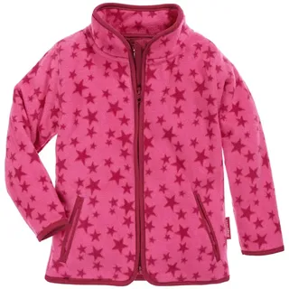 Playshoes Fleece-Jacke Sterne, in pink Gr.74