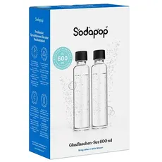 SODAPOP Glasflaschen 0,6L 2er-Set für Logan