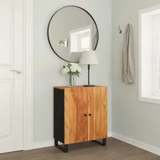 vidaXL Sideboard 60x33x75 cm Massivholz Akazie - Braun