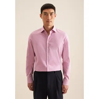 seidensticker Businesshemd »Slim« Slim 1/1 Kentkragen Struktur, lila