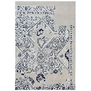 Kayoom River 120 Teppichläufer 80 x 150 cm Grau/Schwarz