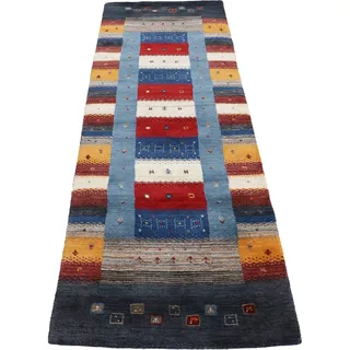 carpetfine »Gabbeh Don, auch als Läufer« rechteckig 15 mm Höhe reine Wolle, handgearbeitet, weicher natürlicher Flor, Wohnzimmer,