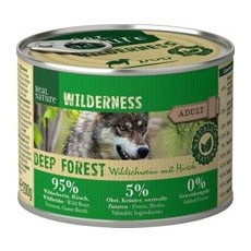 REAL NATURE WILDERNESS Adult Deep Forest Wildschwein mit Hirsch 6x200 g