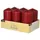 Stumpenkerze 12 cm bordeaux 6 St.