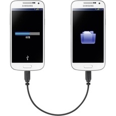 Bild SuperSoft OTG-Mirror Micro-USB Kabel 0,15 m Schwarz mit OTG-Funktion,