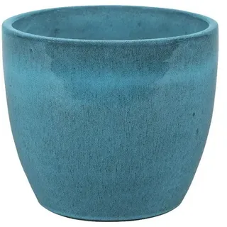Pflanztopf FloraSelf Oslo Keramik glasiert Ø 37 cm H 31 cm eisgrün