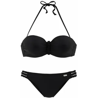 Buffalo Bügel-Bandeau-Bikini Damen schwarz Gr.34 Cup B