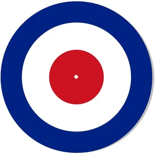 Tribal T-Shirts Polyester Slipmat 30,5 cm Weiß Plattenspieler (12 Zoll) Mixen und Kratzen