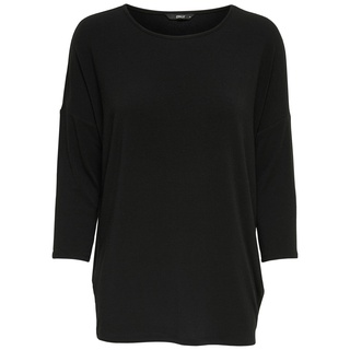 Only Damen Dünner Strickpullover | Schwarz M