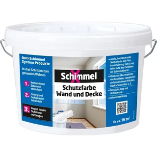 SchimmelX Schutzfarbe Wand und Decke 2,5 l