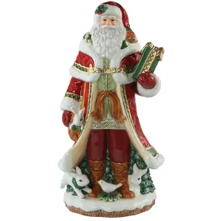 Goebel Figur Santa mit Geschenk - Fitz & Floyd Xmas