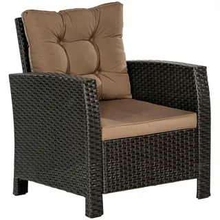 Merxx Sessel Salerno 72 x 66 x 85 cm braun