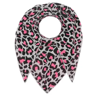 Zwillingsherz Dreieckstuch »"Summer Lacey"« Feinstrick, Leomuster, Neonkante