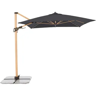 Doppler Alu Wood Ultra AX Pendel 300 x 220 cm anthrazit