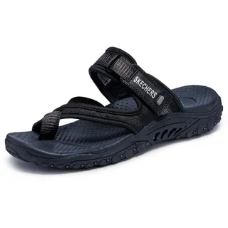 Skechers Damen Reggae-Seize The Day-Toe Tanga Sandale Flip-Flop, Schwarz (schwarz), 40 EU