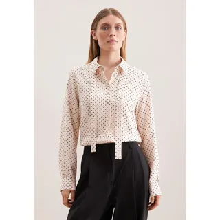 seidensticker Schluppenbluse 1/1 Druck, weiß