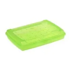 keeeper Brotdose "luca", Click-Box Mini, grün-transparent