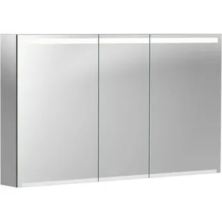 Geberit Option Spiegelschrank mit integrierter Beleuchtung, drei Türen, Breite 120 cm, 500207001, 500.207.00.1