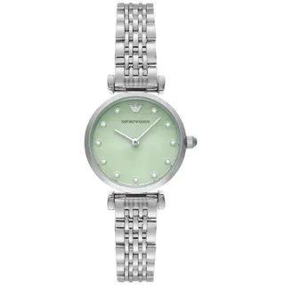 Emporio Armani Montre Pour Femmes, 28mm mouvement à Quartz Deux aiguilles Avec Bracelet en Acier inoxydable ou en Cuir