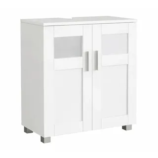 VCM Waschbeckenunterschrank Nilari 60 x 60 x 29 cm Weiß