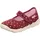 Hausschuh Rot/Gold 23