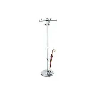 Kerkmann Kleiderständer Stilo 30690314 silber Metall 10 Haken 54,0 x 170,0 cm