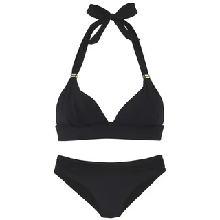 LASCANA Triangel-Bikini Damen schwarz Gr.34 Cup B