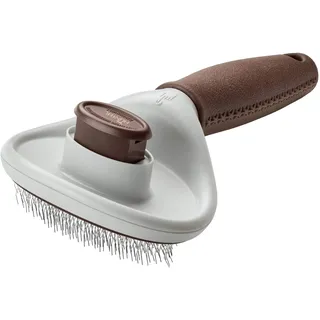 HUNTER SPA Zupfbürste selbstreinigend, für Hunde, 19,0 x 10,5 cm, L