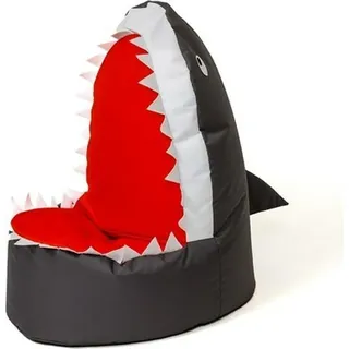 Sako Tasche pouf Shark schwarz XXL 100 x 60 cm - Schwarz