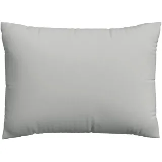 Schlafgut Kopfpolsterbezug , Hellgrau , Textil , Uni , 70x90 cm , Grüner Punkt, Textiles Vertrauen - Oeko-Tex®, AZO-frei, Oeko-Tex® Made IN Green , bügelleicht, bügelfrei , Heimtextilien, Bezüge, Polsterbezüge