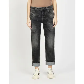 Gang Straight-Jeans »94THELMA WORKER« mit aufgesetzten Taschen und typischen Workerdetails, grau