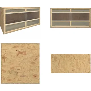 vidaXL Terrarium Holzwerkstoff 100x47x47 cm - Terrarium - Terrarien - Glasterrarium - Terrariumgefäß