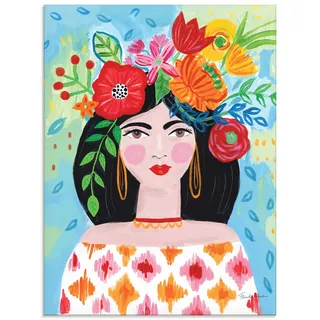 Artland Glasbild "Boho Girl I" Bilder von Frauen 1 Stk. tlg. in verschiedenen Größen, farbe bild(er): farbig