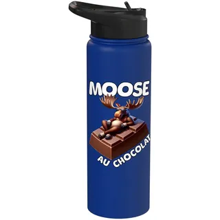 Elch Moose Au Chocolat Elch Schokoladen Elch Stainless Steel Insulated Water Bottle