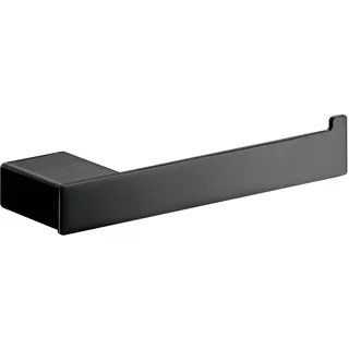 EMCO Loft Reservepapierhalter Schwarz – Badaccessoire für das Bad – zur Wandmontage mit Schrauben – eleganter Halter aus Aluminium- modern